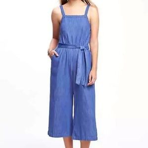 Chambray Denim Jumpsuit